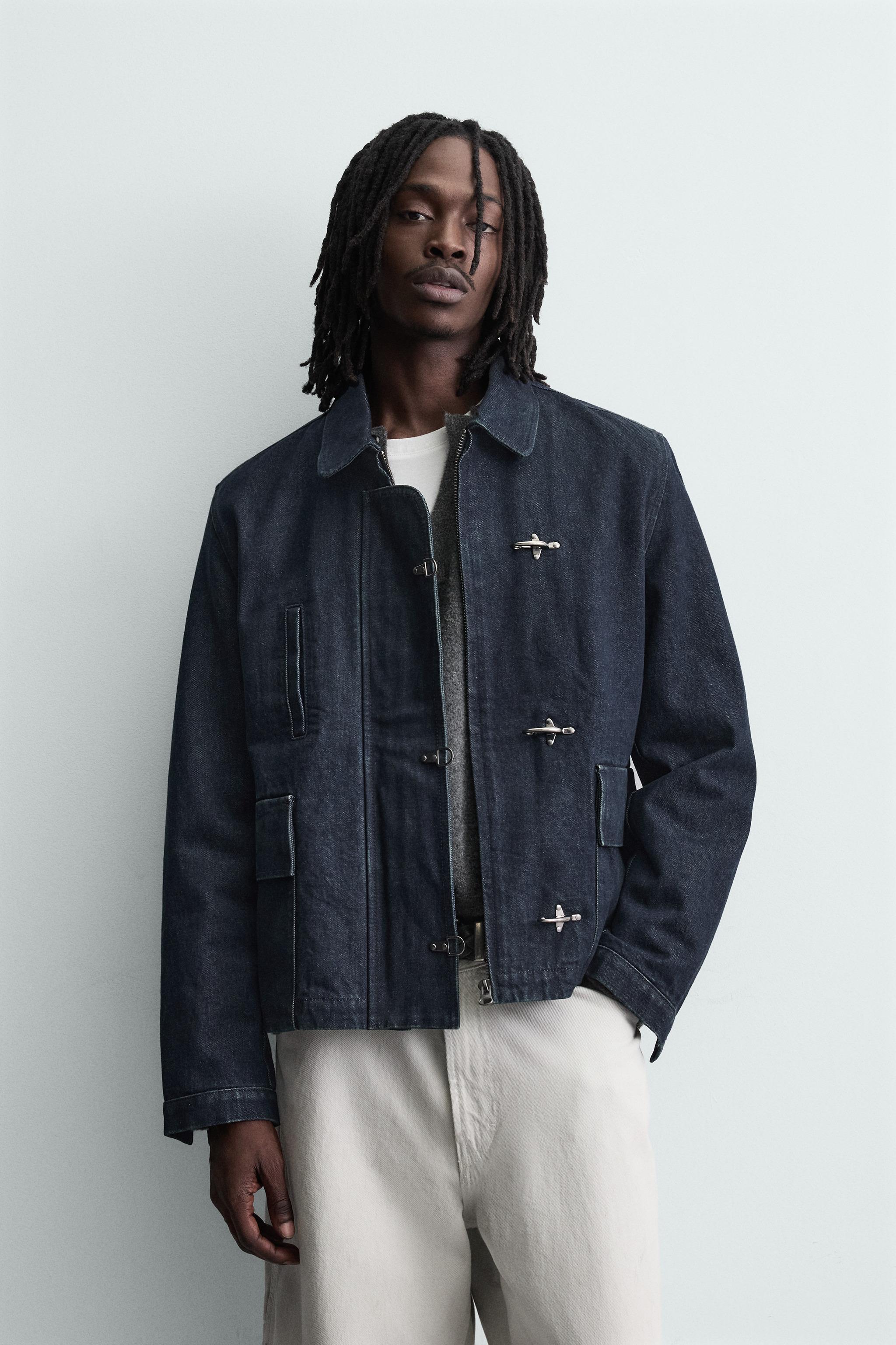 DENIM FIREMAN CLASP JACKET